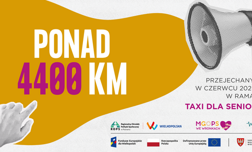 Zdjęcie do Ponad 4400 km przejechanych w czerwcu w ramach TAXI dla Seniora!