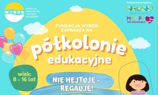 Zdjęcie do Zapisy na p&oacute;łkolonie letnie w Chojnie