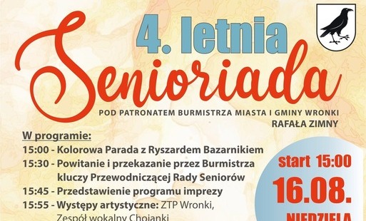 Zdjęcie do 4. Letnia Senioriada już 16 sierpnia!